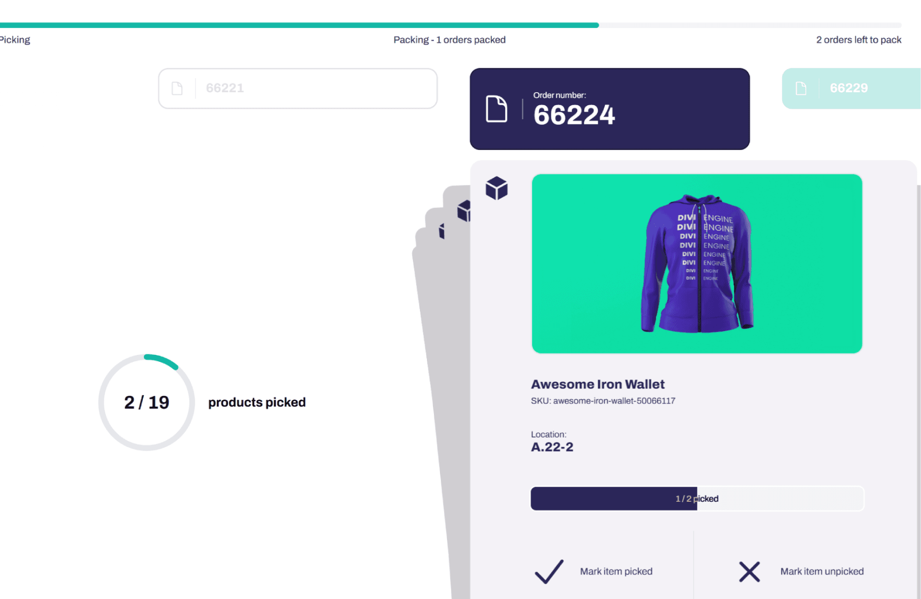 Orderpiqer WMS - Pick & Pack